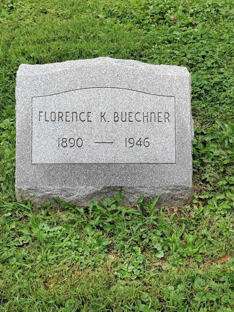 Florence K. Buechner's grave. Photo 3
