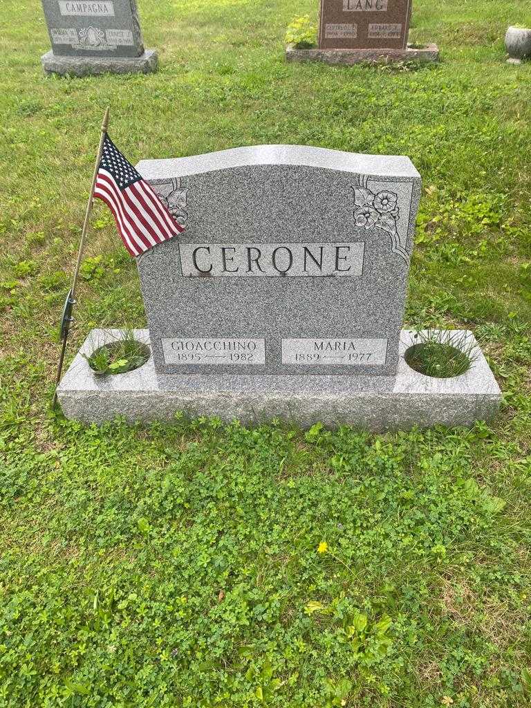 Gioacchino D. Cerone's grave. Photo 2