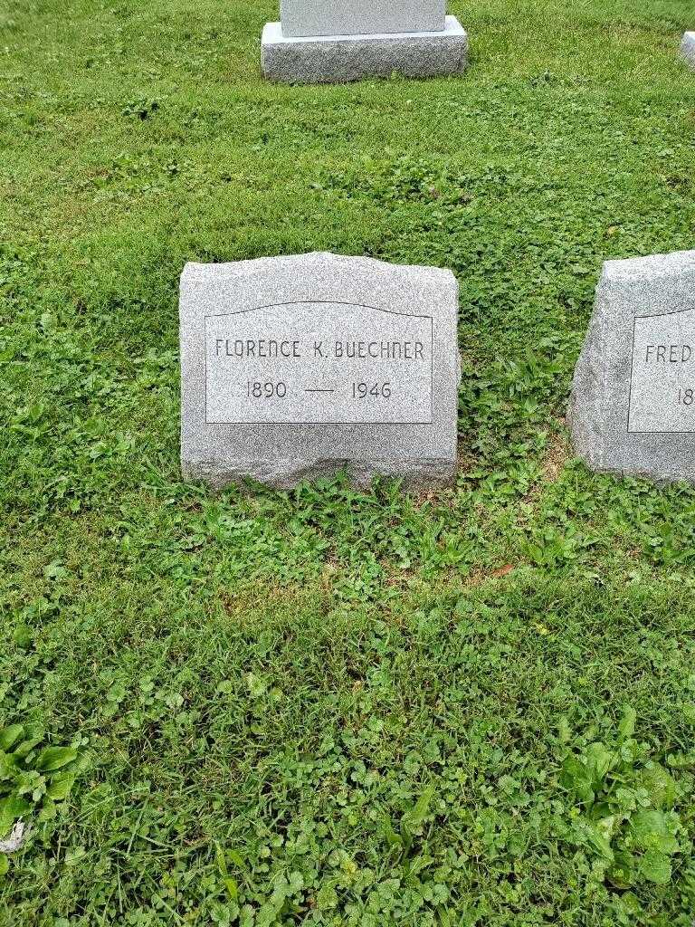 Florence K. Buechner's grave. Photo 2