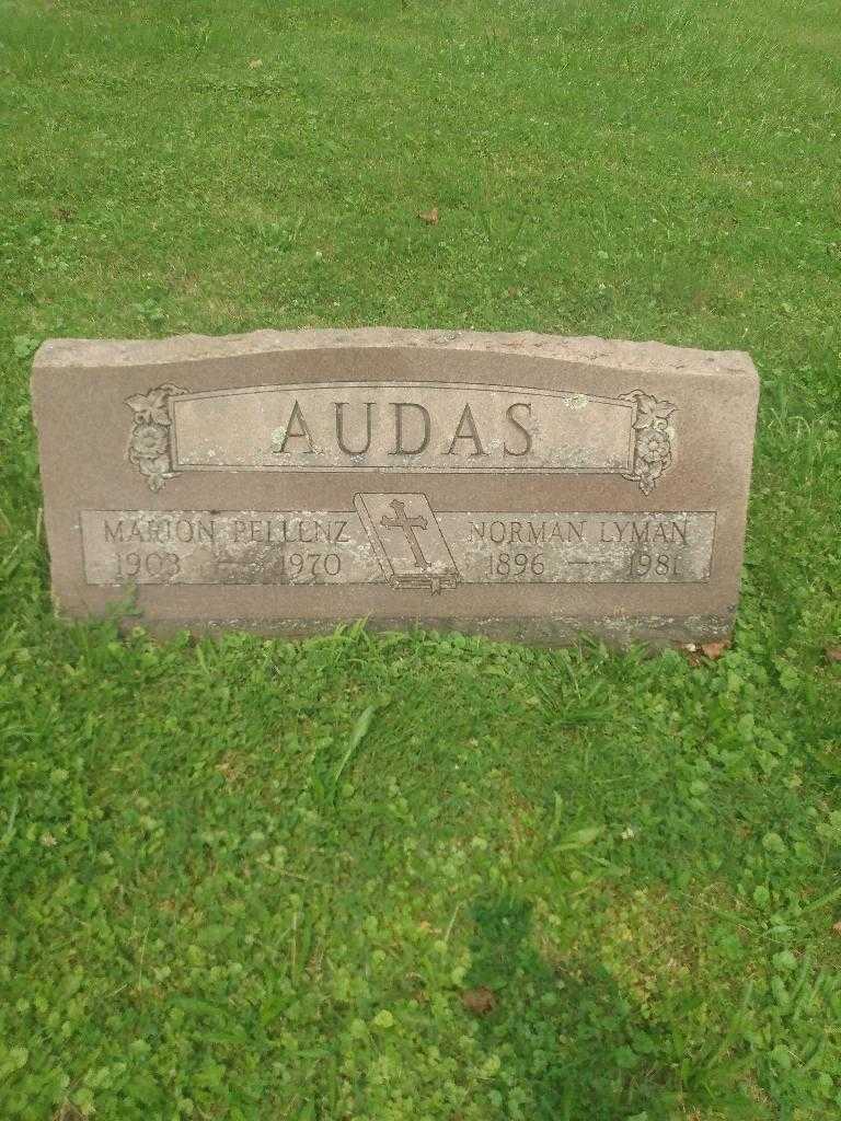 Marion Pellenz Audas's grave. Photo 2