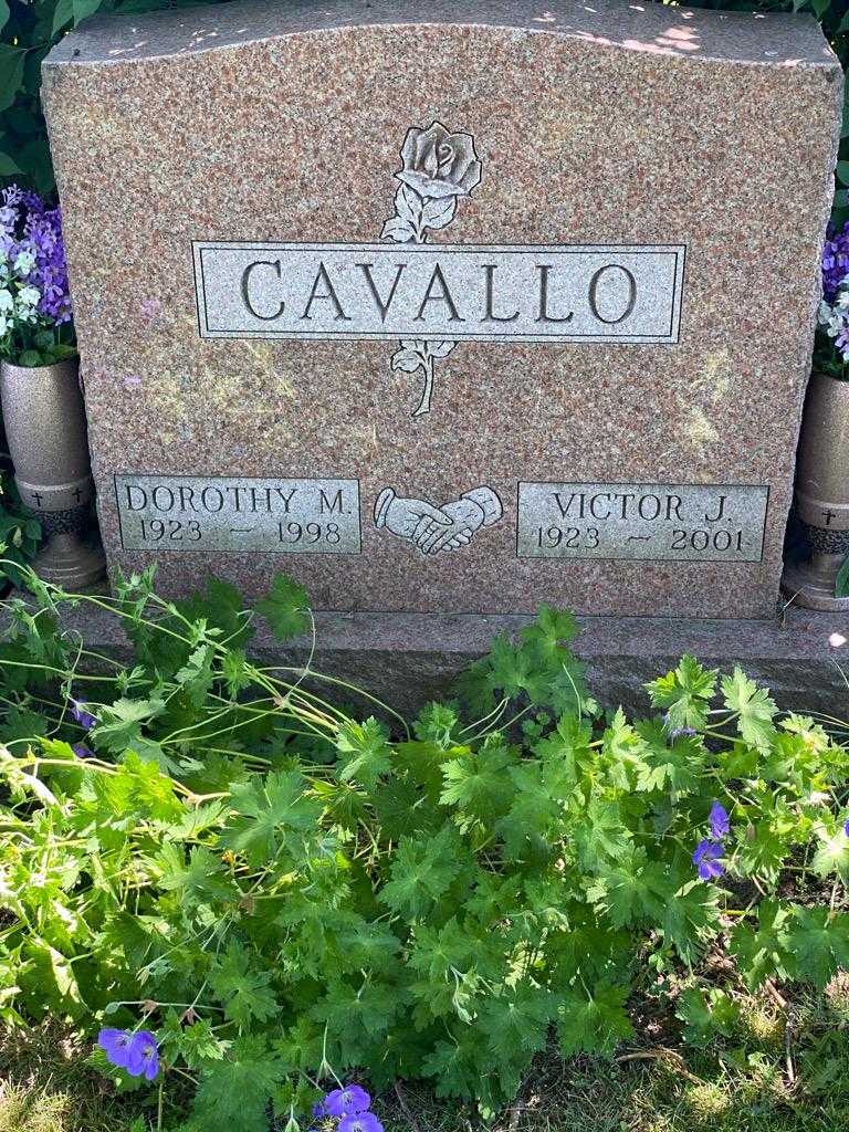 Victor J. Cavallo's grave. Photo 3
