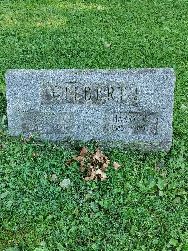 Mary C. Gilbert's grave. Photo 2