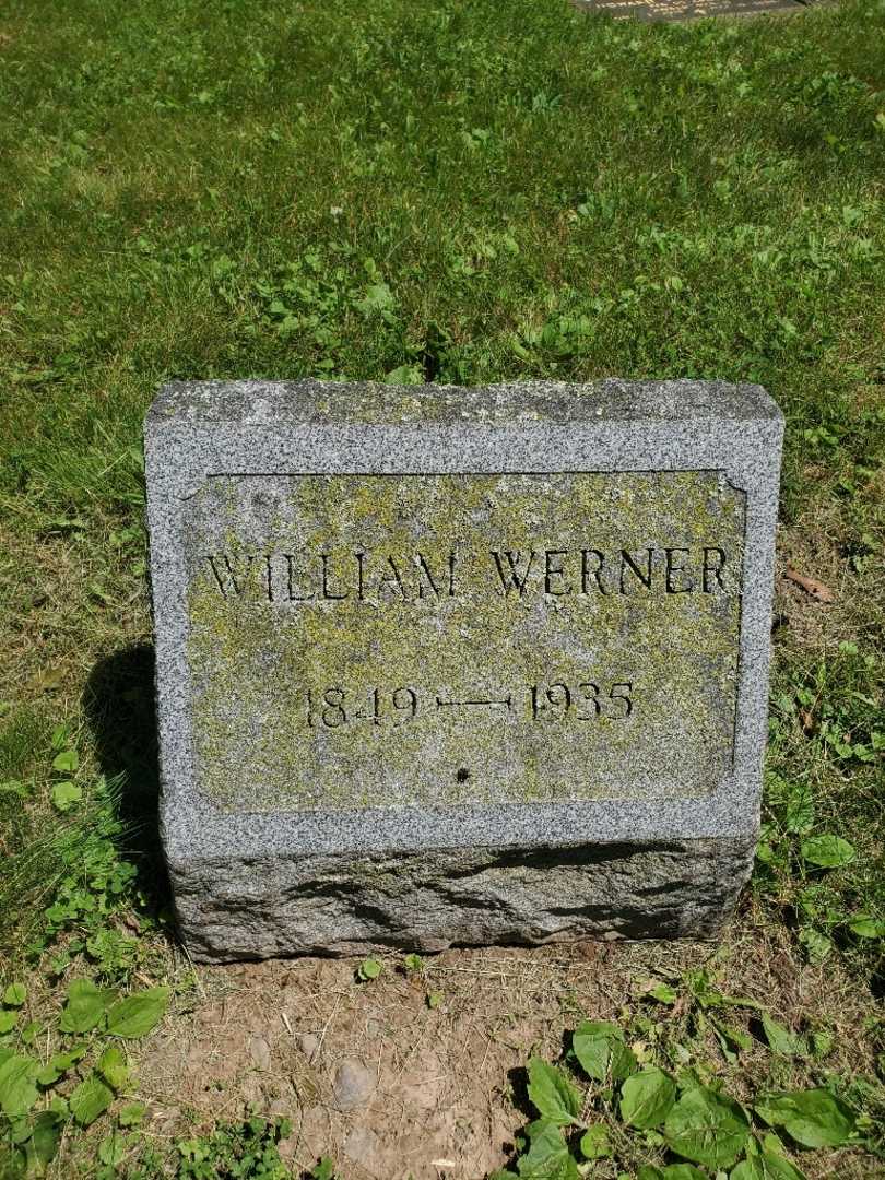 William Werner's grave. Photo 3