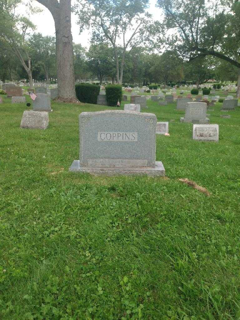 Delia M. Coppins's grave. Photo 1