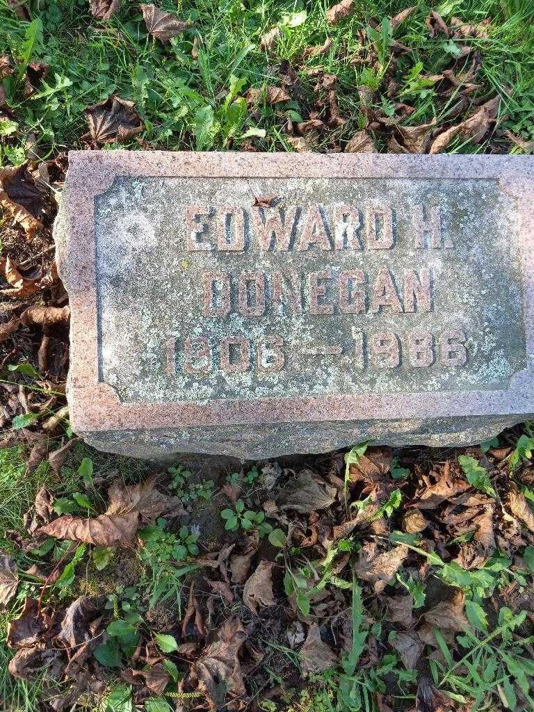Edward H. Donegan's grave. Photo 1
