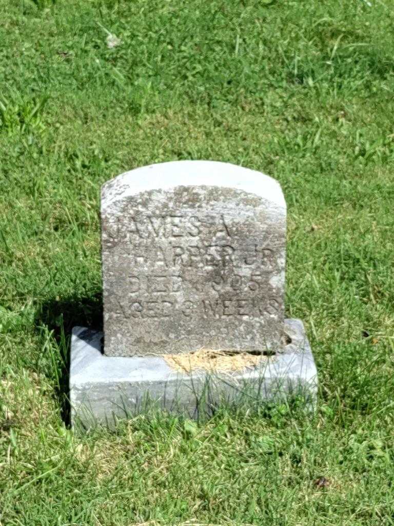James A. Harper Junior's grave. Photo 3