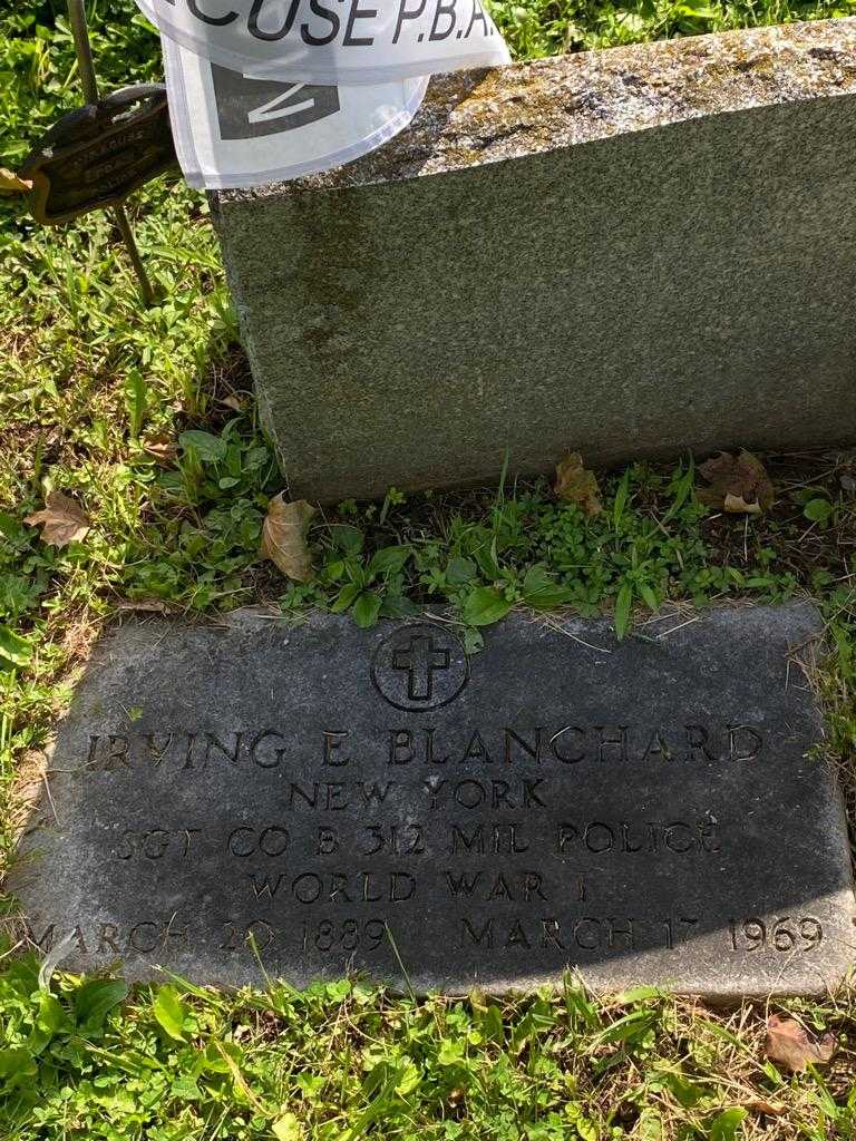 Irving E. Blanchard's grave. Photo 3