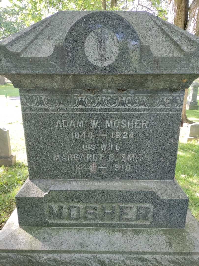 Adam W. Mosher's grave. Photo 3