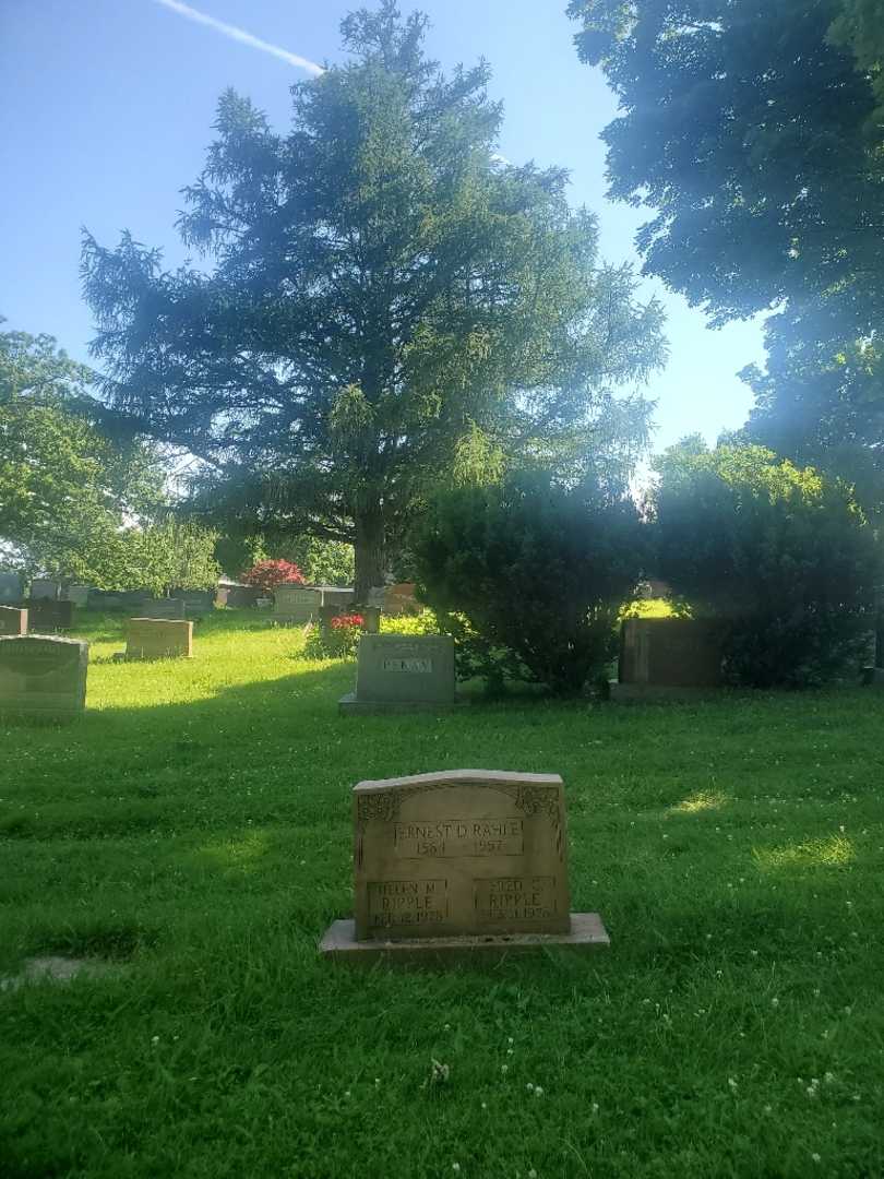 Helen M. Ripple's grave. Photo 1