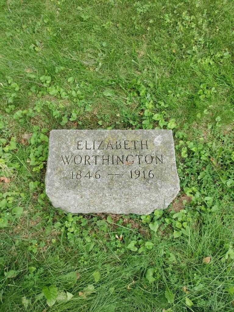 Elizabeth Worthington's grave. Photo 2