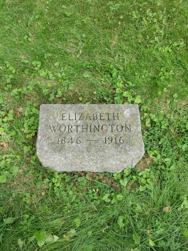 Elizabeth Worthington's grave. Photo 3