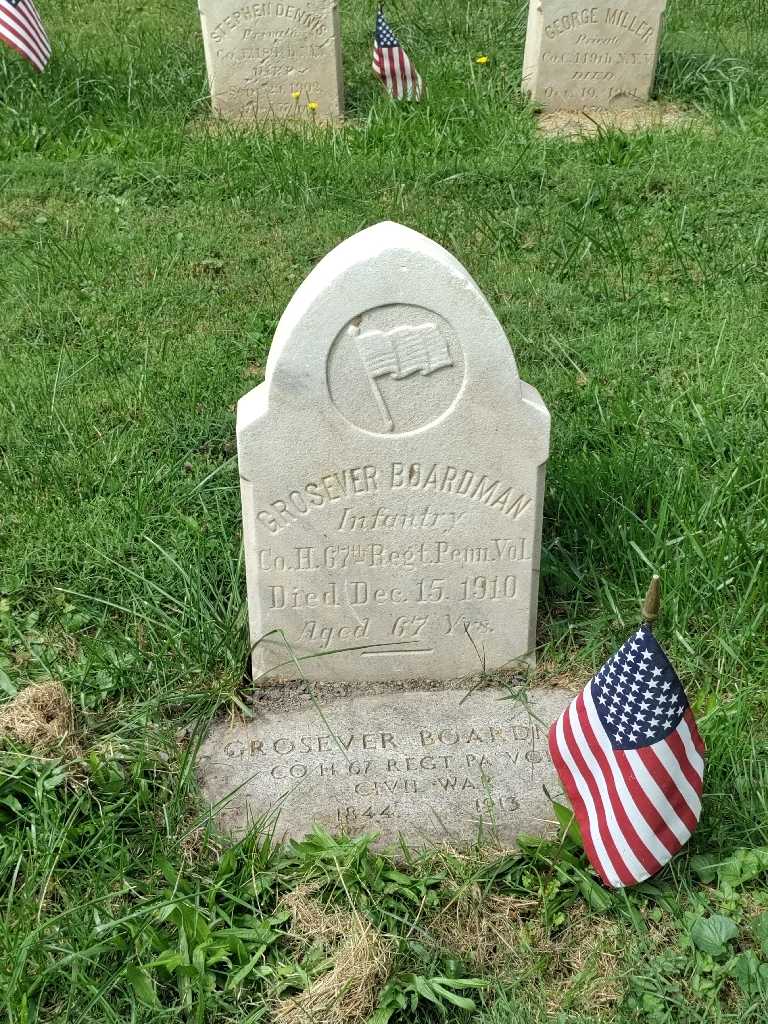 Grosever Boardman's grave. Photo 2