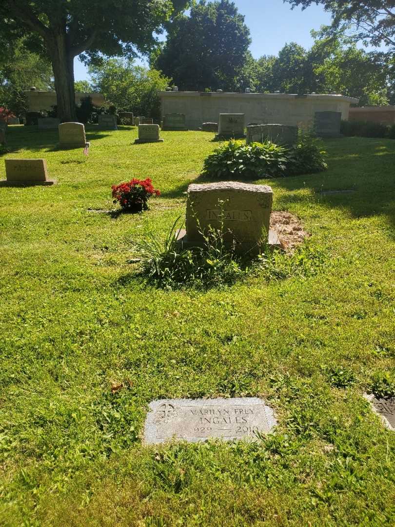 Marilyn Ingalls Frey's grave. Photo 1