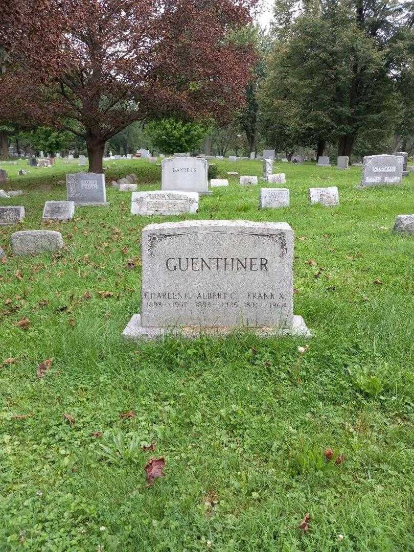 Frank X. Guenthner Senior's grave. Photo 1