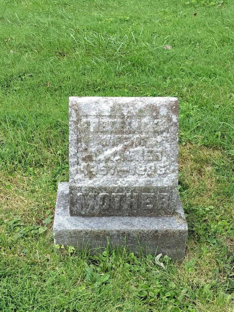 Fredericka Wagner's grave. Photo 2