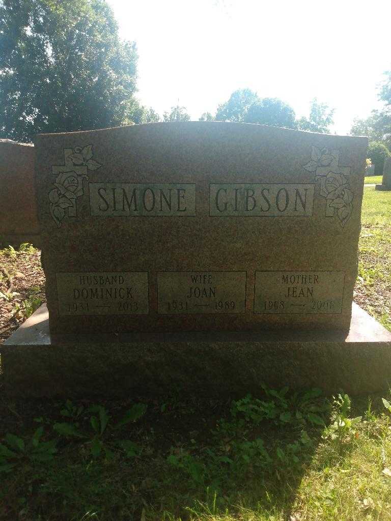 Joan Simone's grave. Photo 2
