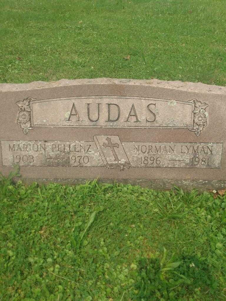 Marion Pellenz Audas's grave. Photo 3
