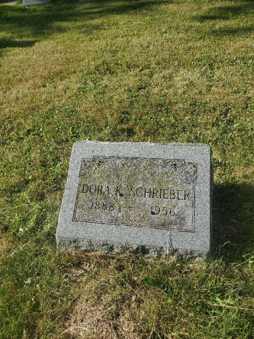 Dora K. Schrieber's grave. Photo 3