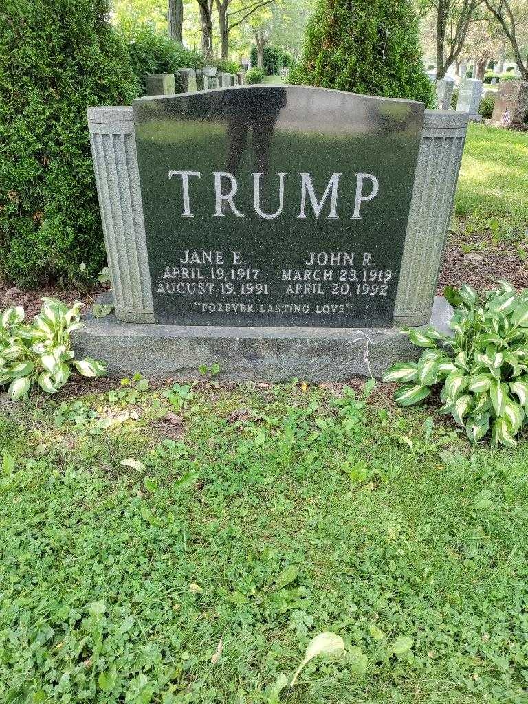 John R. Trump's grave. Photo 2