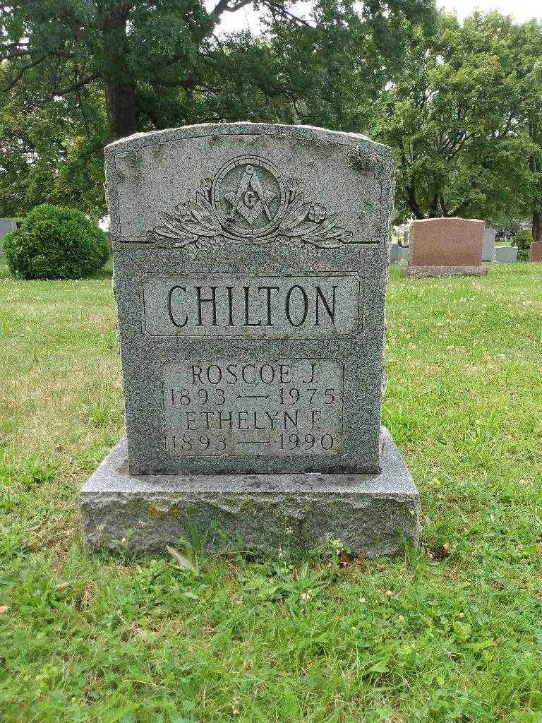 Ethelyn F. Chilton's grave. Photo 1