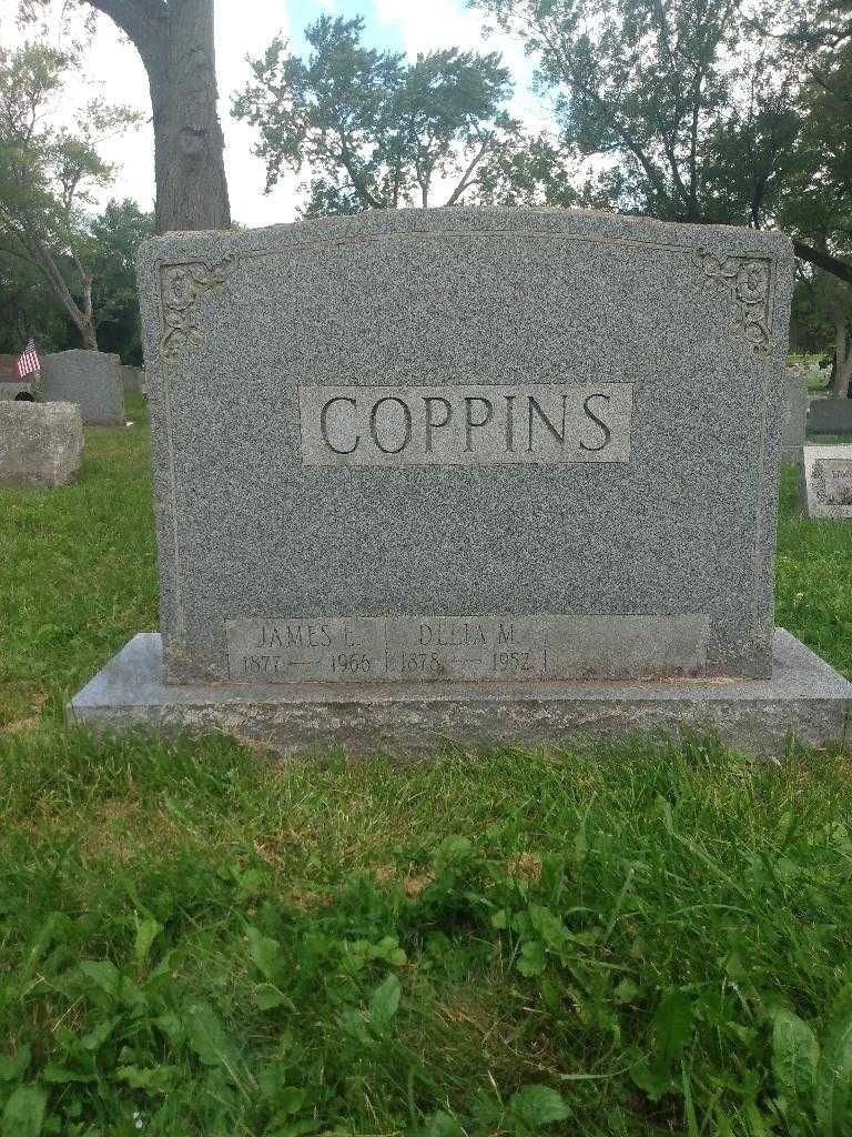 James E. Coppins's grave. Photo 2