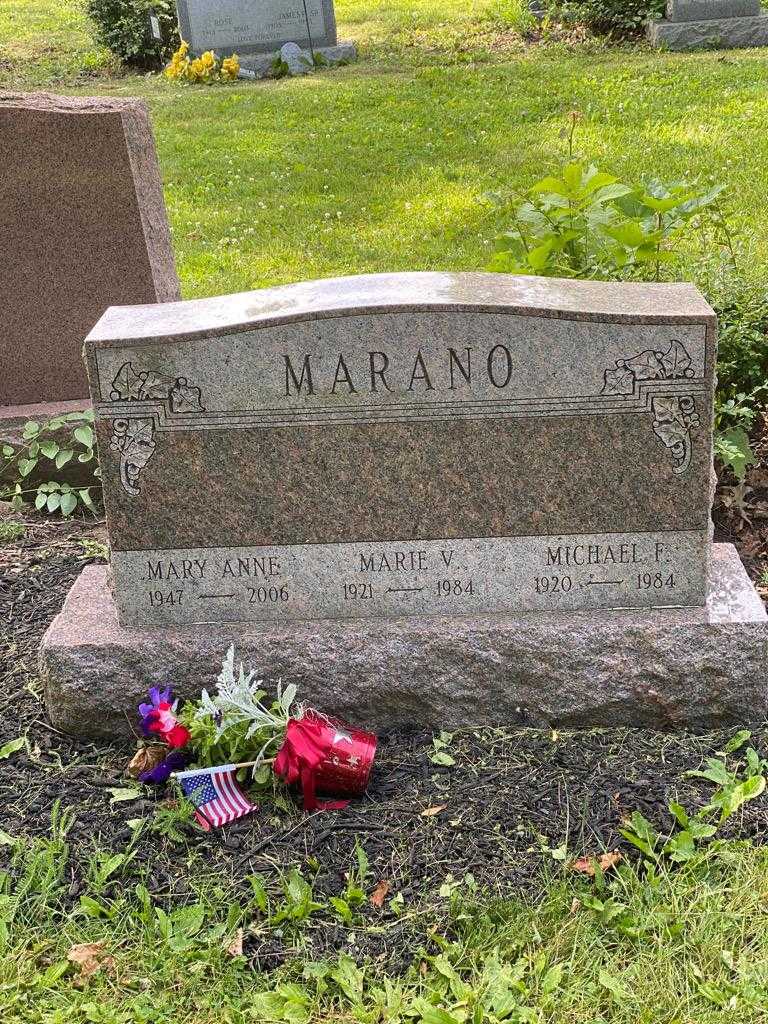 Marie V. Marano's grave. Photo 3