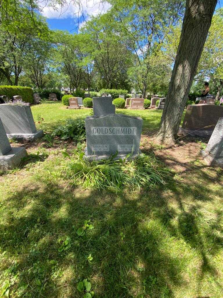 Charles W. Goldschmidt's grave. Photo 1