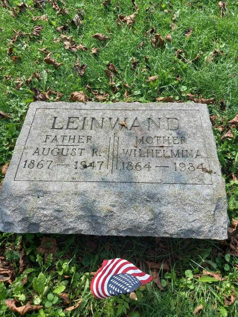 Wilhelmina Leinwand's grave. Photo 2