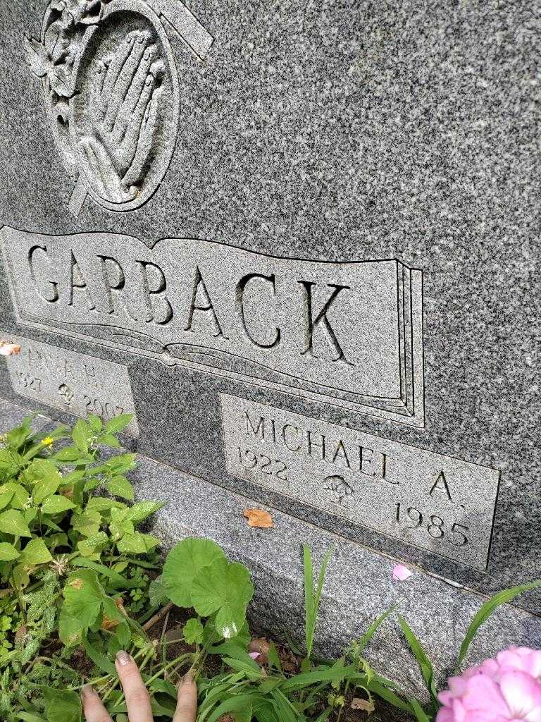 Michael A. Garback's grave. Photo 3