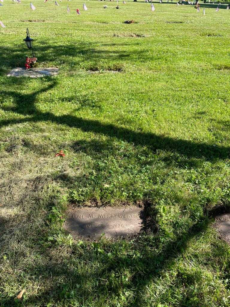 Jane M. Merryweather's grave. Photo 3