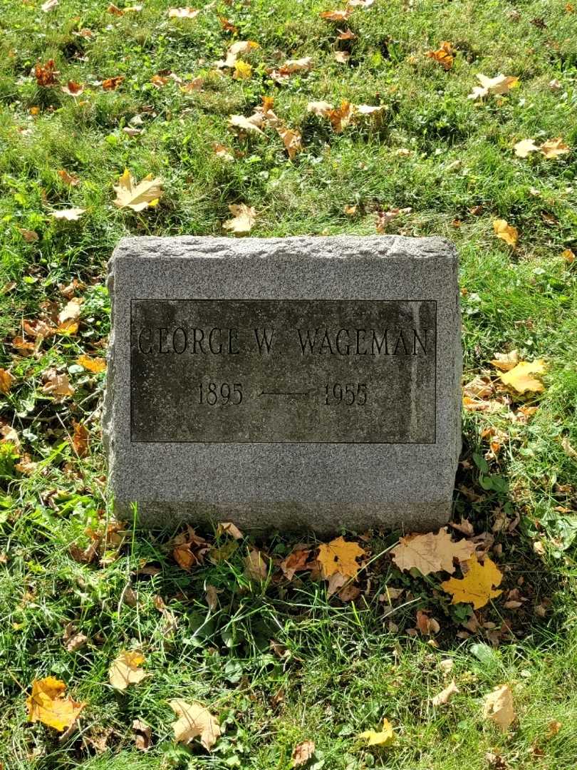 George Walter Wageman's grave. Photo 3