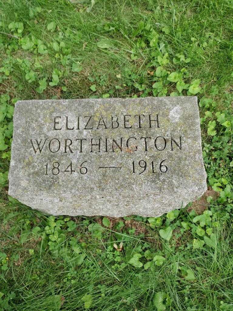 Elizabeth Worthington's grave. Photo 3