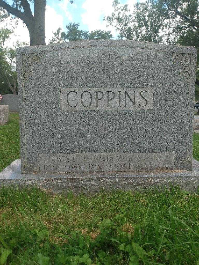 Delia M. Coppins's grave. Photo 2