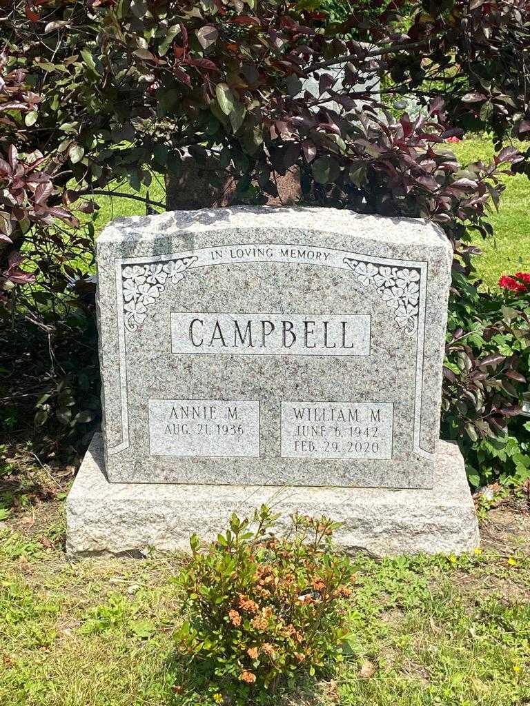 William M. Campbell's grave. Photo 3