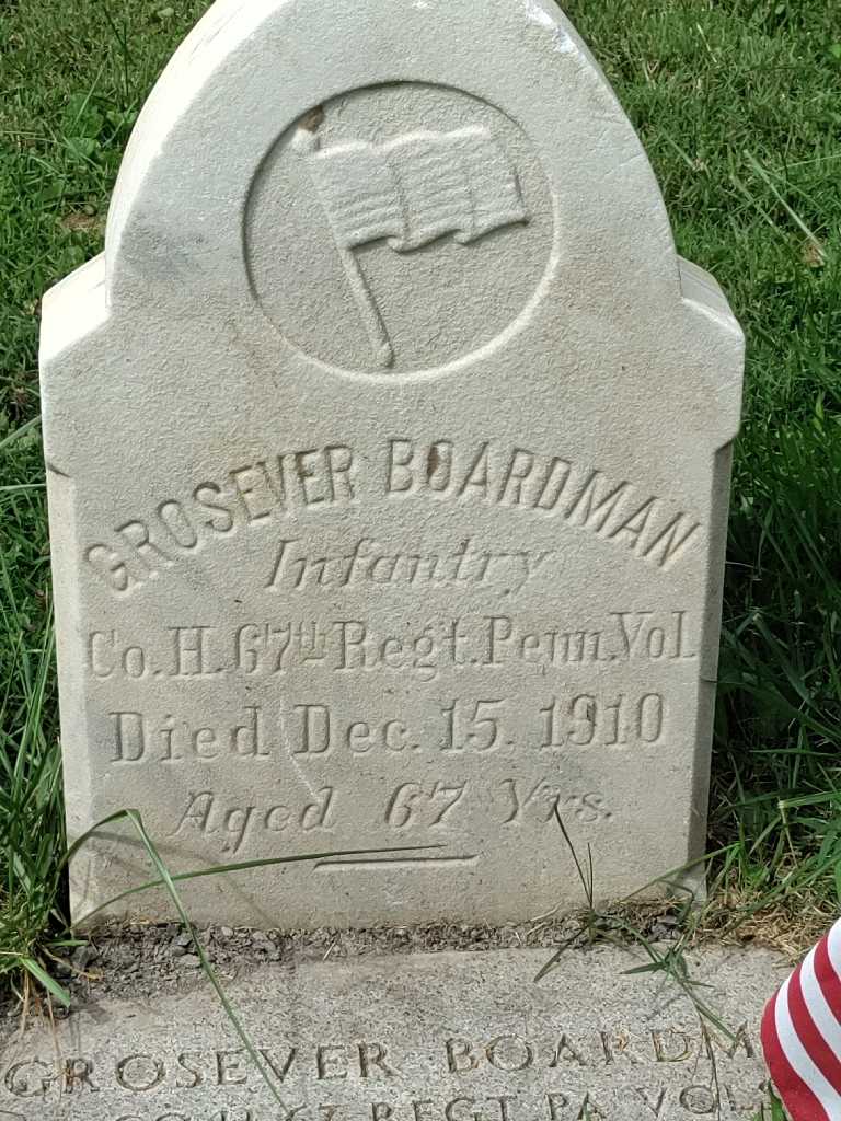 Grosever Boardman's grave. Photo 3