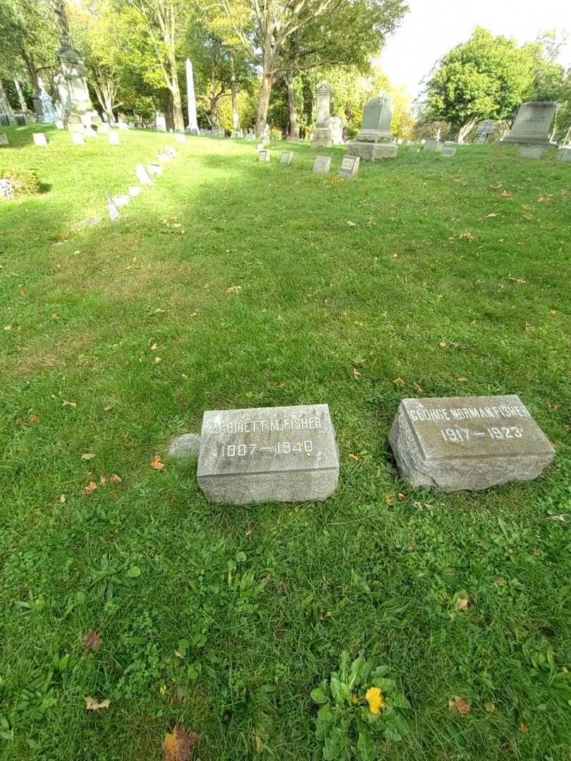 Harriett M. Fisher's grave. Photo 1