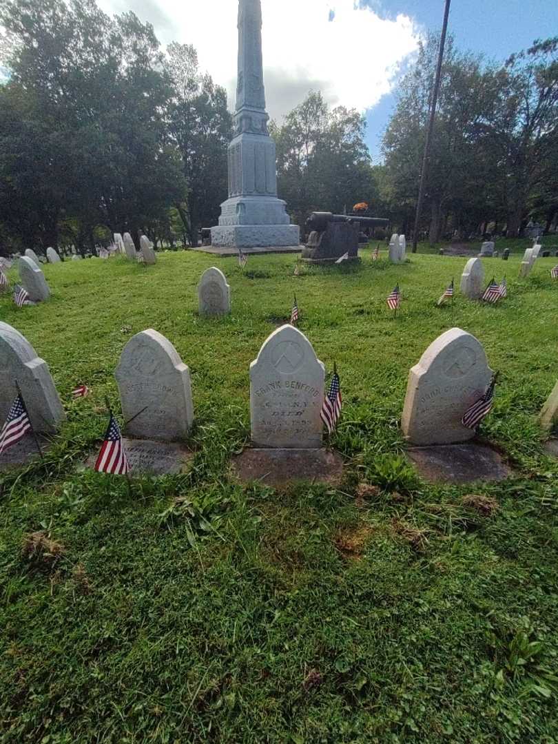 Frank Benford's grave. Photo 1