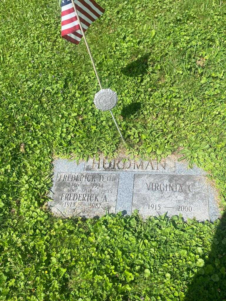 Virginia C. Hurdman's grave. Photo 3