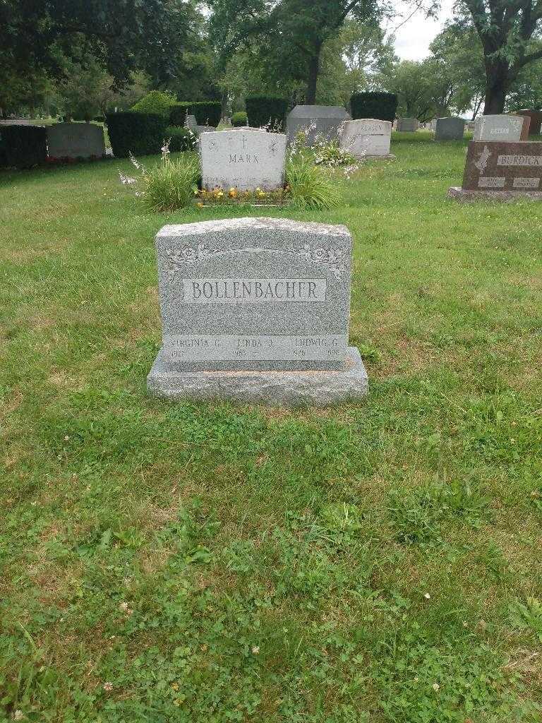 Virginia G. Bollenbacher's grave. Photo 2