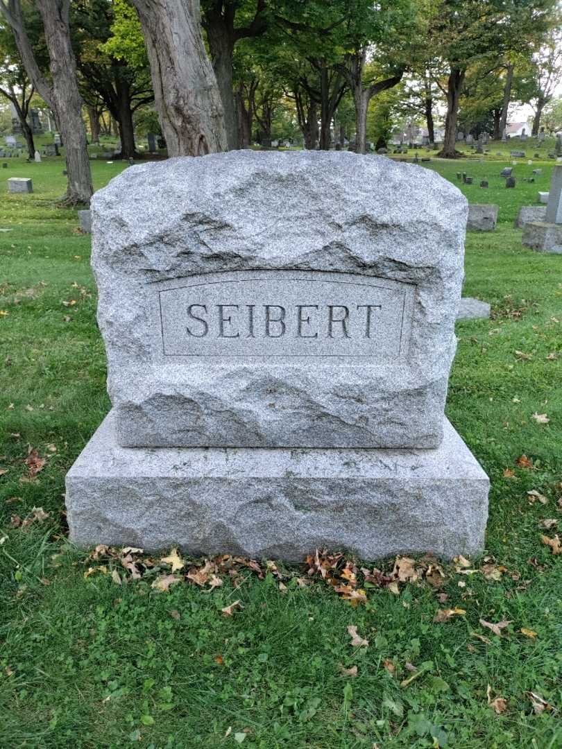 Rudolph J. Seibert's grave. Photo 4