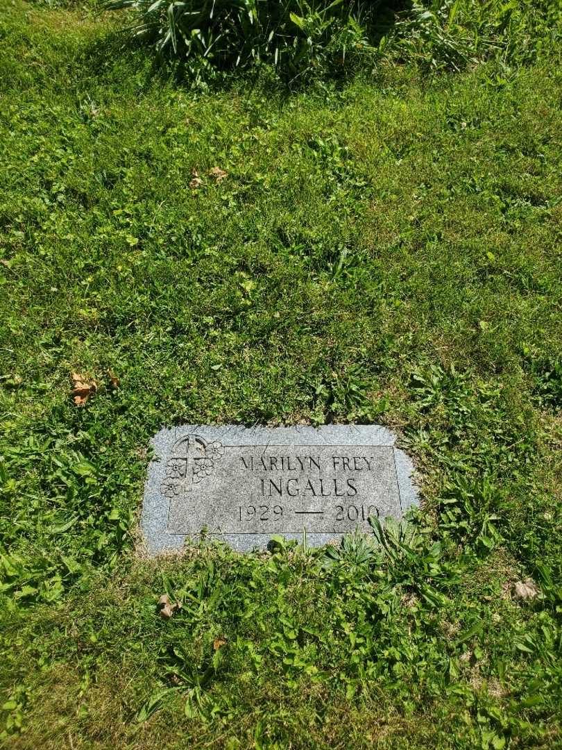 Marilyn Ingalls Frey's grave. Photo 2