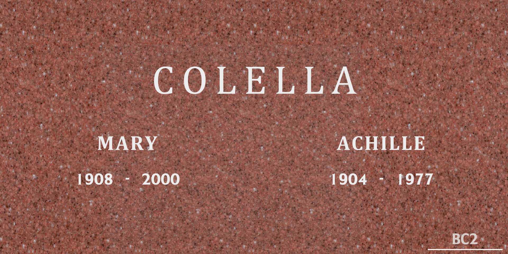 Achille Colella's grave