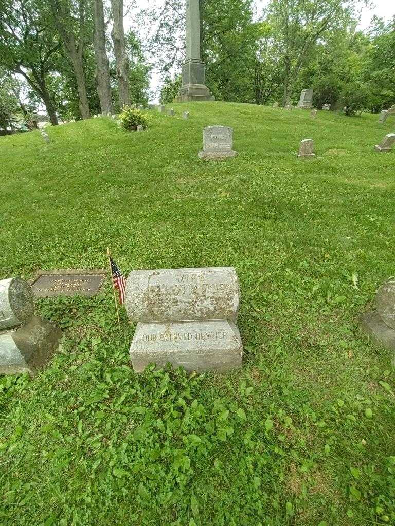 Ellen M. Wood's grave. Photo 1