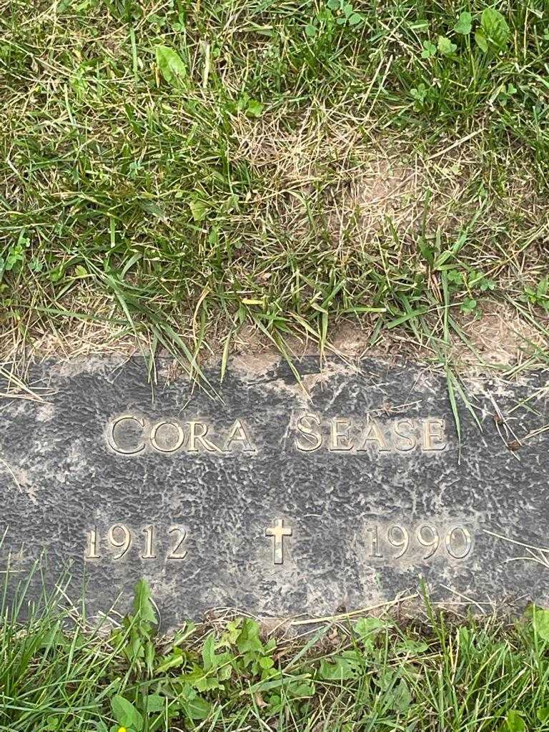 Cora Sease's grave. Photo 3