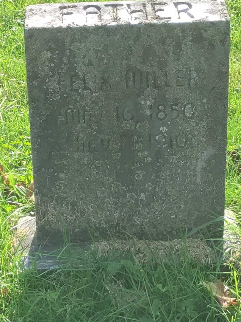 Felix Miller's grave. Photo 3