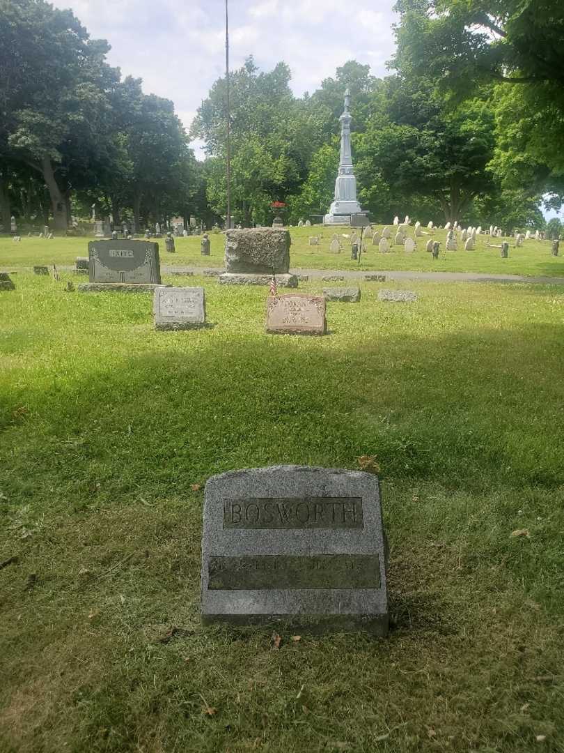 Jesse Ery Bosworth's grave. Photo 1