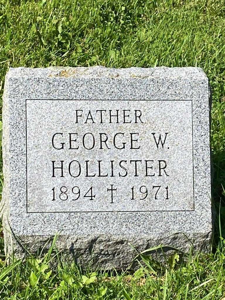 George W. Hollister's grave. Photo 2