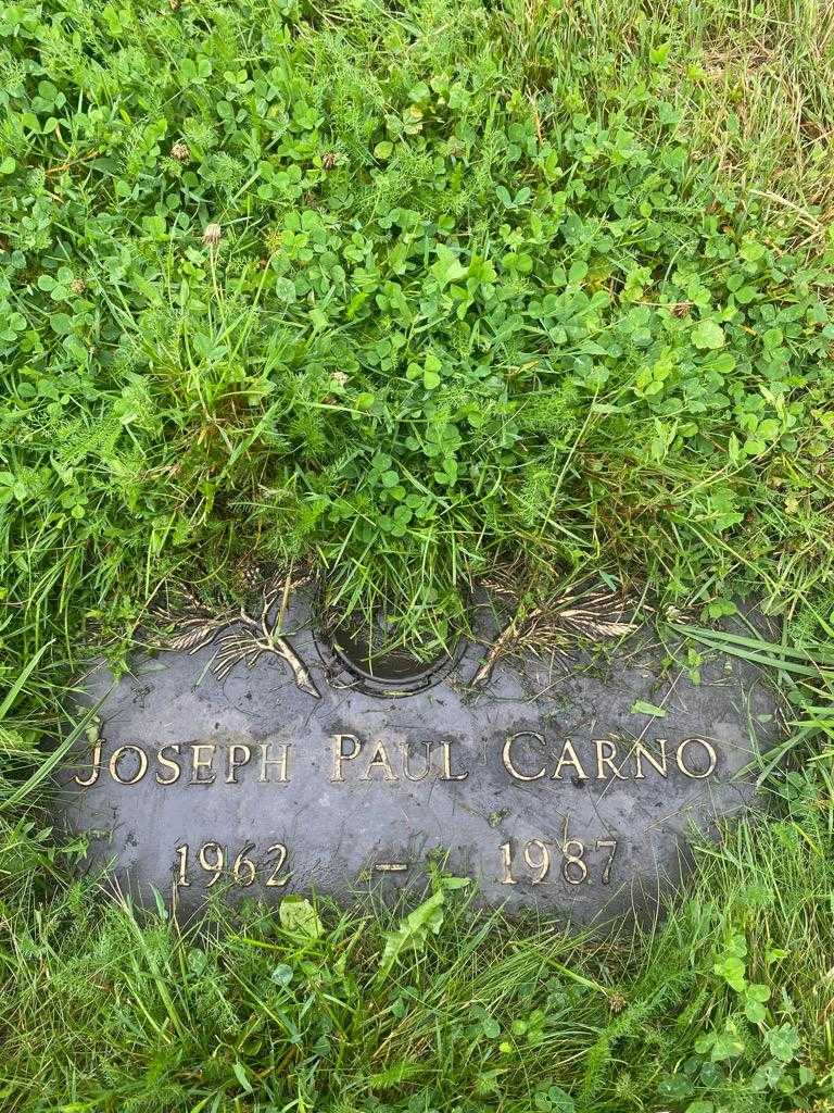Joseph Paul Carno's grave. Photo 3