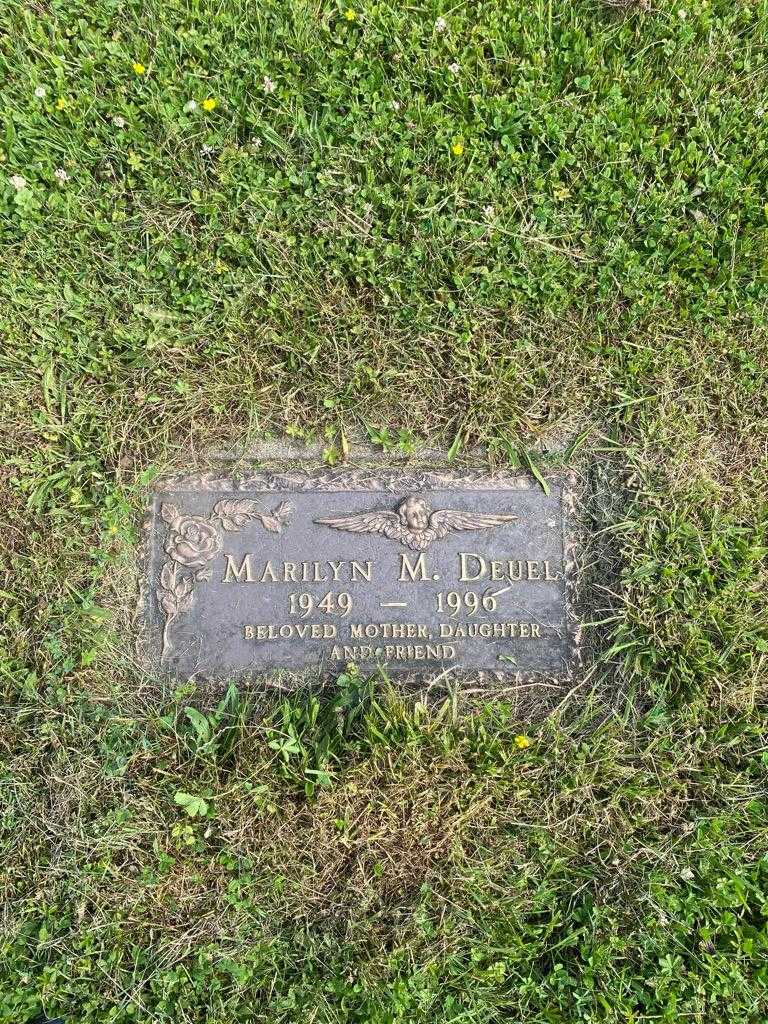 Marilyn M. Deuel's grave. Photo 3
