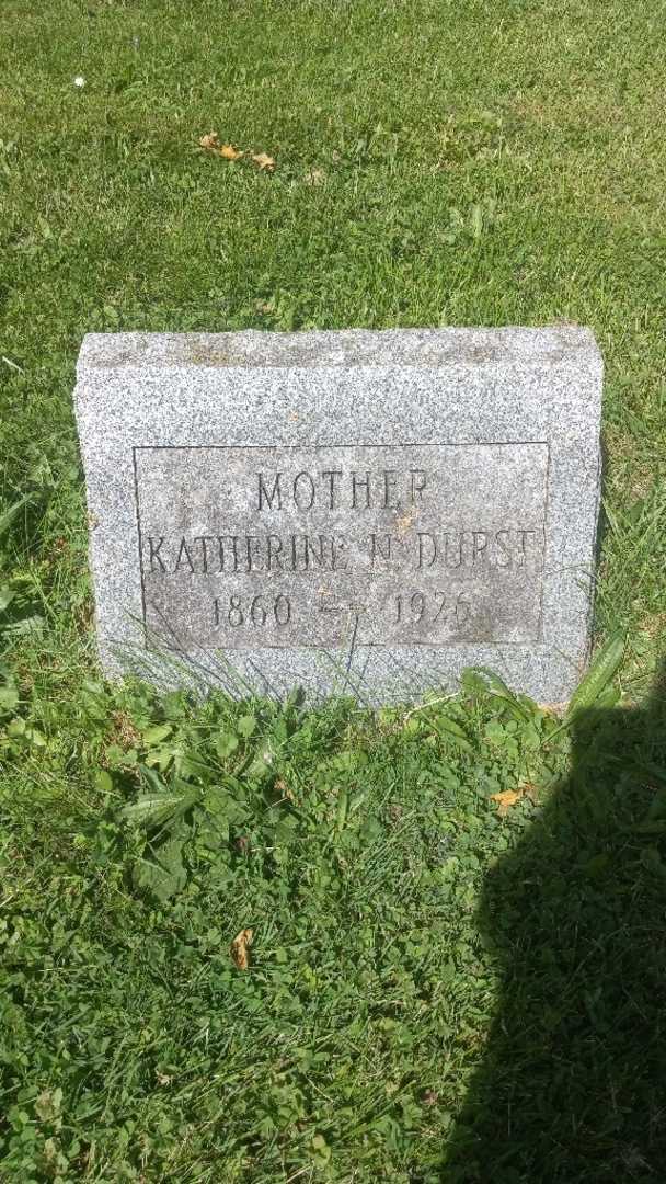 Katherine N. Durst's grave. Photo 4